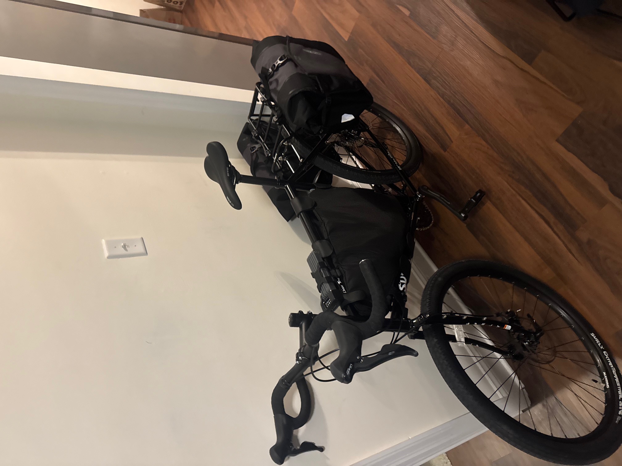 Will's loaded touring bike